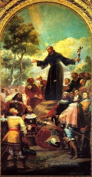 Francisco Goya Werke - St Bernardino von Siena Aragon Francisco de Goya Alfonso V der Predigt
